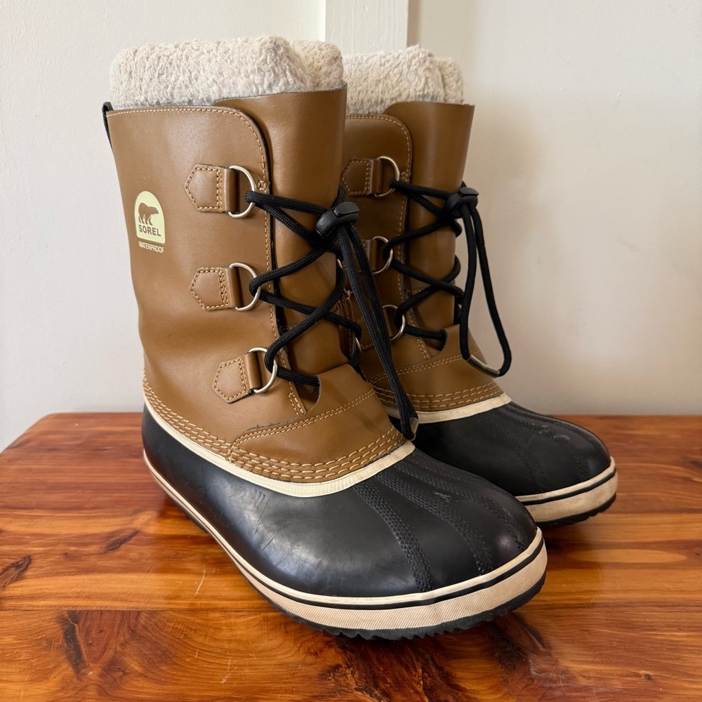 Sorel Yoot Pac Tan Winter Waterproof Boots